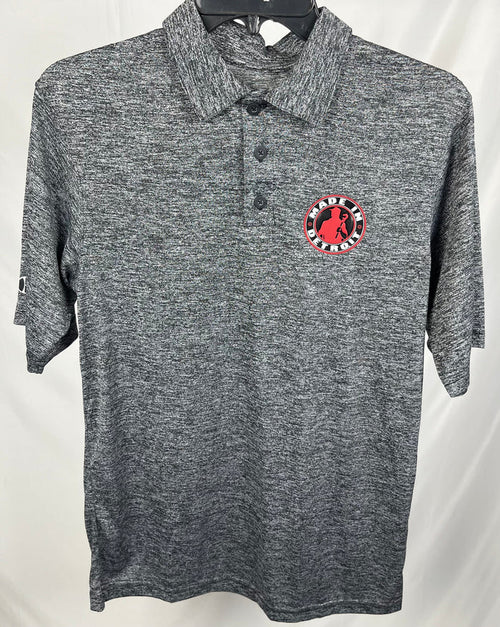 (1 of 1) MID Heather Grey Polo - SMALL