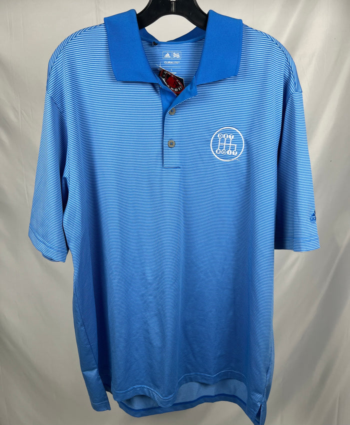 (1 of 1) Shifter Blue Striped Polo - LARGE