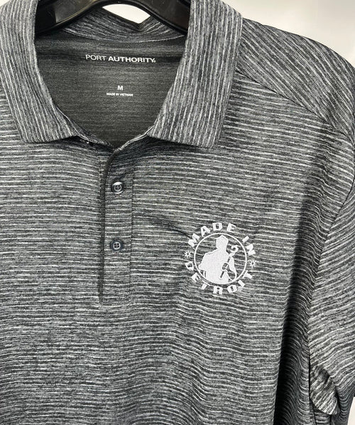 (1 of 1) Silver MID Grey Polo - MEDIUM