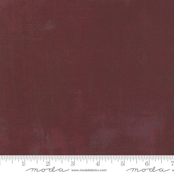 108" Wide Backing - Moda - Grunge -  Burgundy - 11108 297