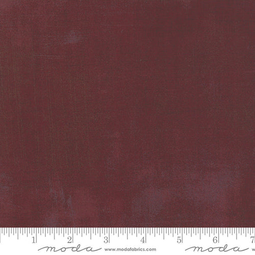 108" Wide Backing - Moda - Grunge -  Burgundy - 11108 297