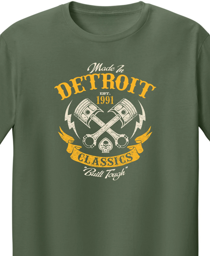 1991 Gold Built Tough Shirts - 2X