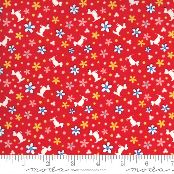 30S Playtime - 33591 18  - Scarlet - Red - Dog - Moda