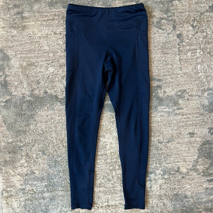 90 Degree by Reflex Navy Blue Pocket Leggings 10