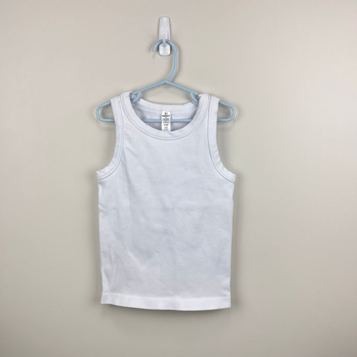 90 Degree by Reflex Rib Seamless Tank Top White M 10
