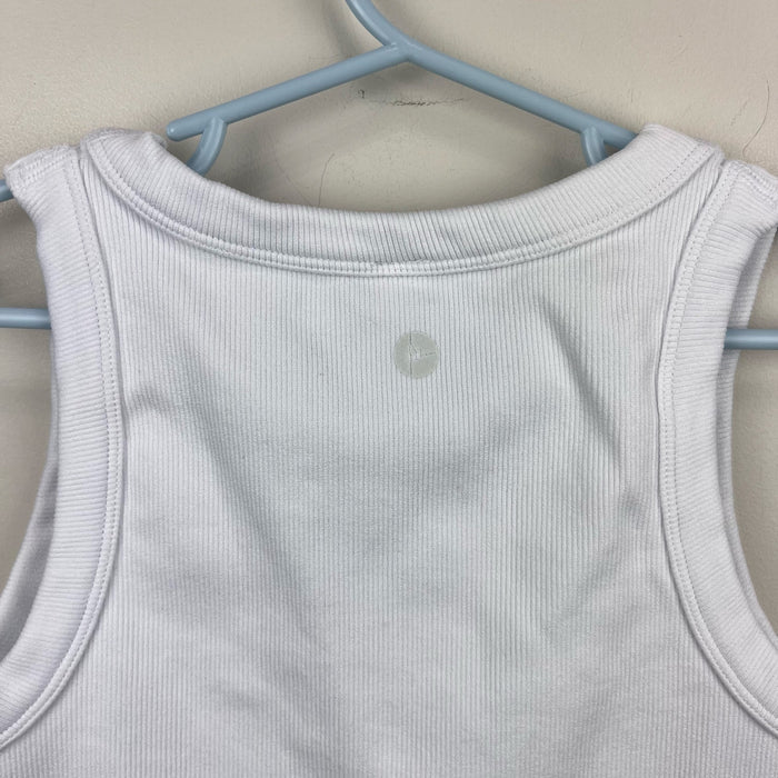 90 Degree by Reflex Rib Seamless Tank Top White M 10