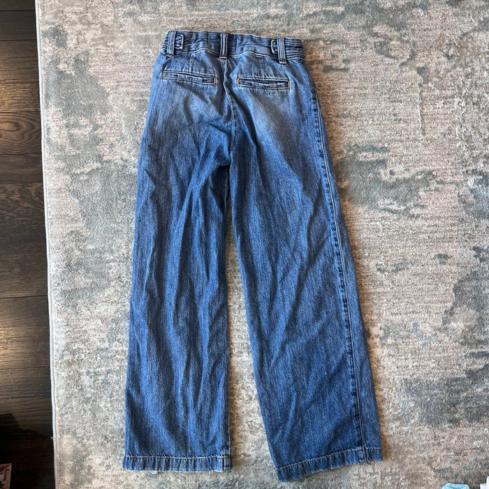 Abercrombie Kids High Rise Ultra Wide Leg Jeans 9/10 Long