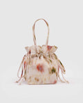 Abstract Floral Nylon Drawstring Bag | BAGGU | Nylon Drawstring Bag
