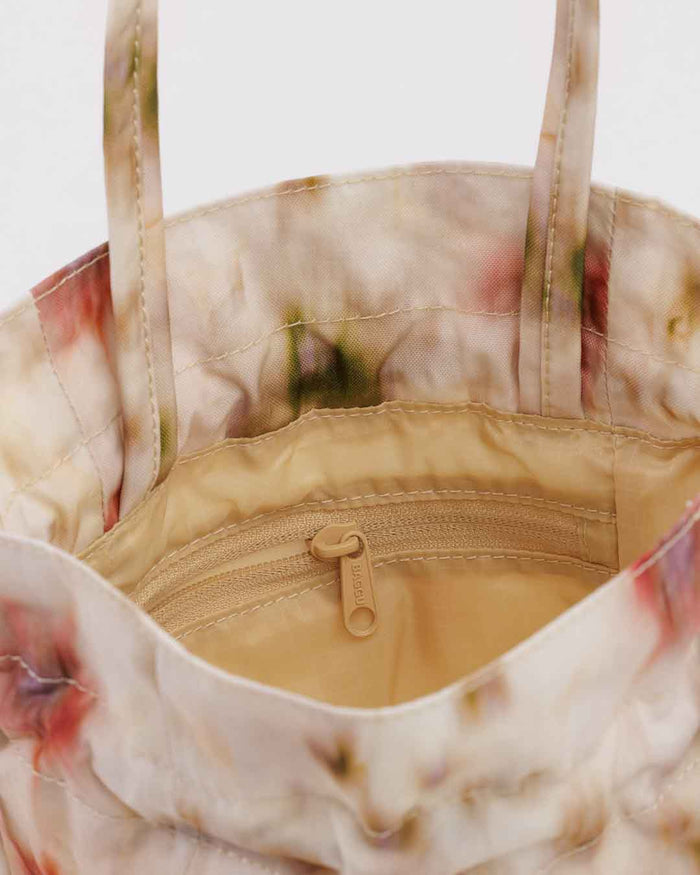 Abstract Floral Nylon Drawstring Bag | BAGGU | Nylon Drawstring Bag