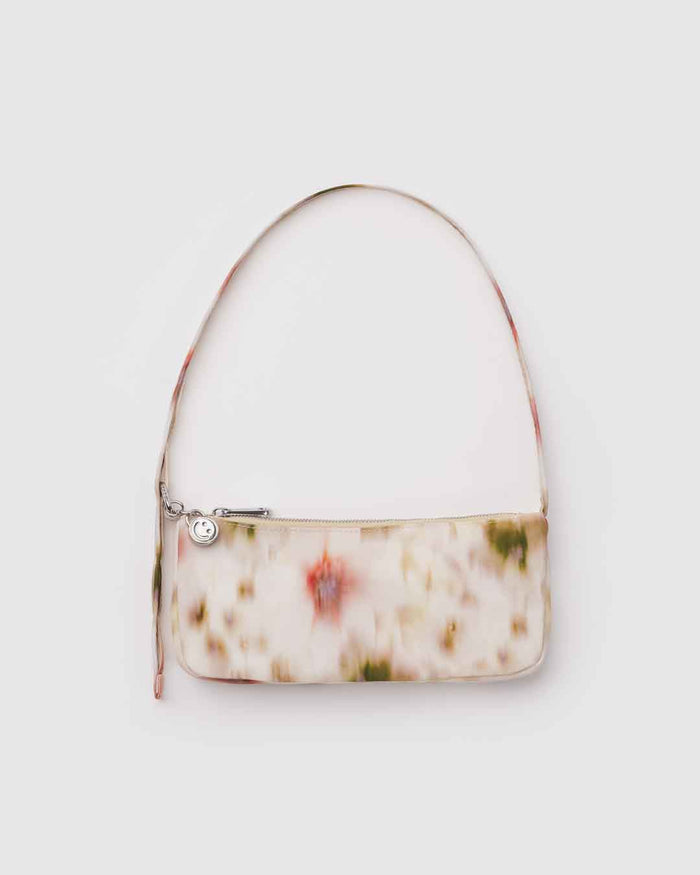 Abstract Floral Nylon Pochette | BAGGU | Nylon Pochette