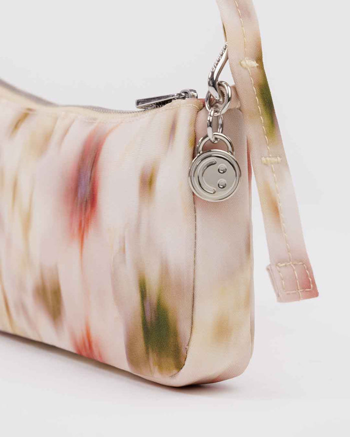 Abstract Floral Nylon Pochette | BAGGU | Nylon Pochette