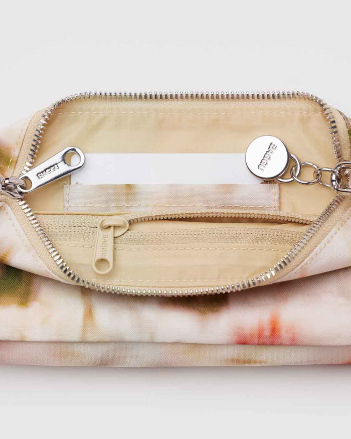 Abstract Floral Nylon Pochette | BAGGU | Nylon Pochette