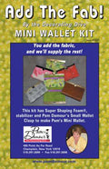 Add The Fabric Mini Wallet Kit - Decorating Diva - Not52