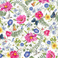 Allover - Floral White - P&B Textiles - ISON05642-W