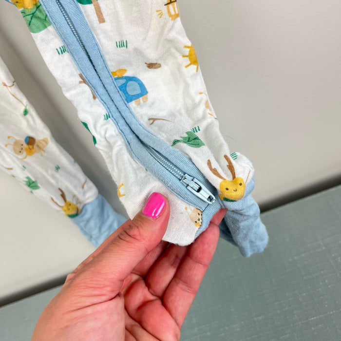 Angel Dear 2 Way Zipper Romper 6-12 Months