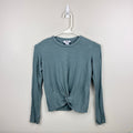 Athleta Girl Give it a Twist Long Sleeve Top M 8-10