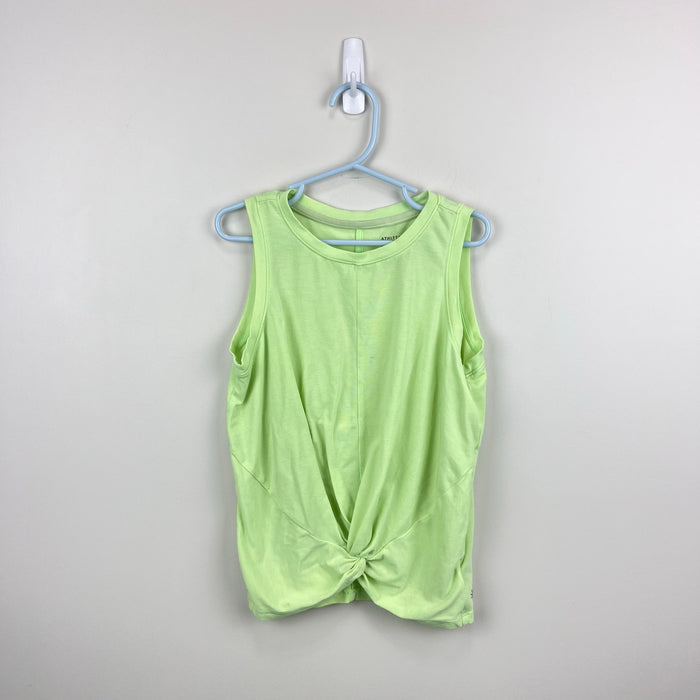 Athleta Girl Twist Around Tank Top Electric Green M 8-10