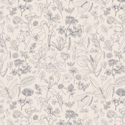 Au Naturel - Field Of Flowers- P&B Textiles - Pnbanat-4899-Ls