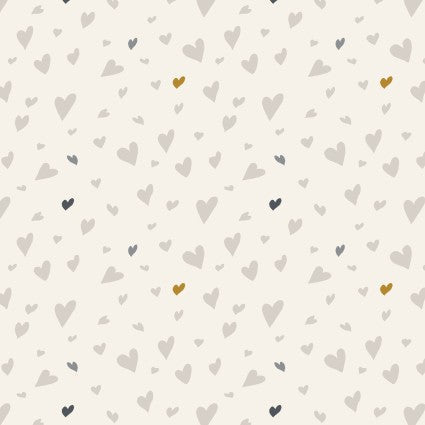Au Naturel- Hearts- Pnbanat-4893-E- P & B Textiles