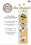 Bee Boppin' - Embroidery Cd - Wall Hang Cd  32021