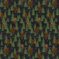 Bigfoot Country - Bigfoot In The Night Allover - P&B Textiles - BCOU6126-K