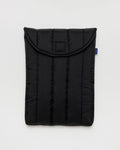 Black 13/14" Puffy Laptop Sleeve | BAGGU | Laptop Sleeve 13”/14"