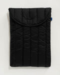 Black 16" Puffy Laptop Sleeve | BAGGU | Laptop Sleeve 16"