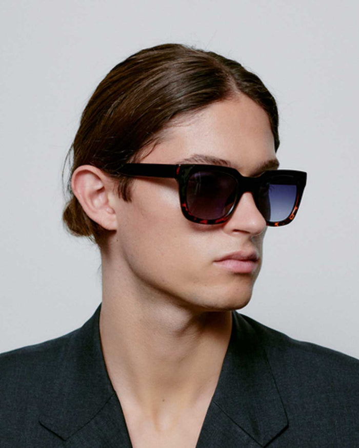 Black Demi Tortoise Nancy Sunglasses