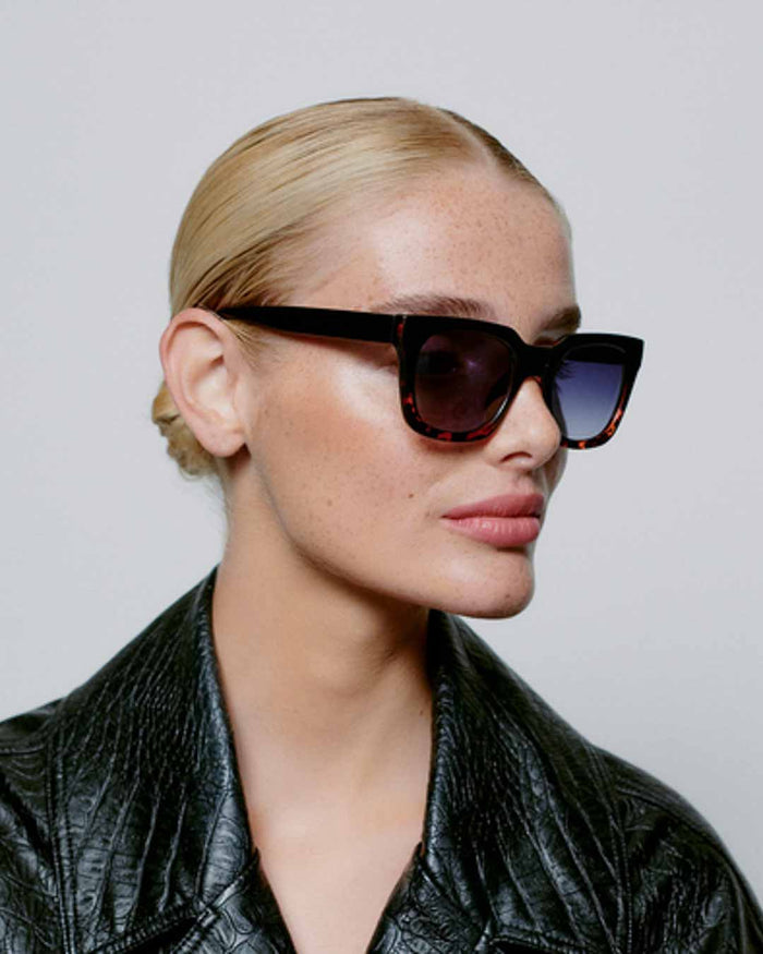 Black Demi Tortoise Nancy Sunglasses