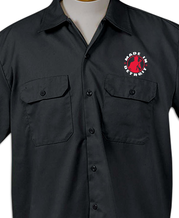 Black Dickies - MID Front & Back SMALL