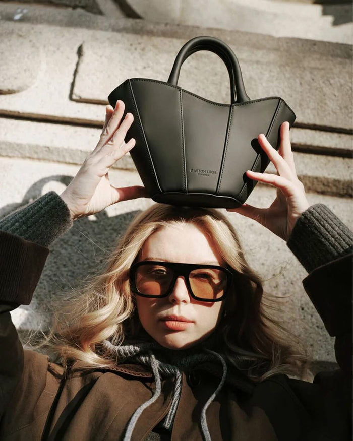 Black Josefine Mini Waterproof Tote Bag