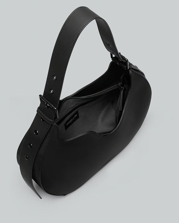 Black Mila Waterproof Shoulder Bag