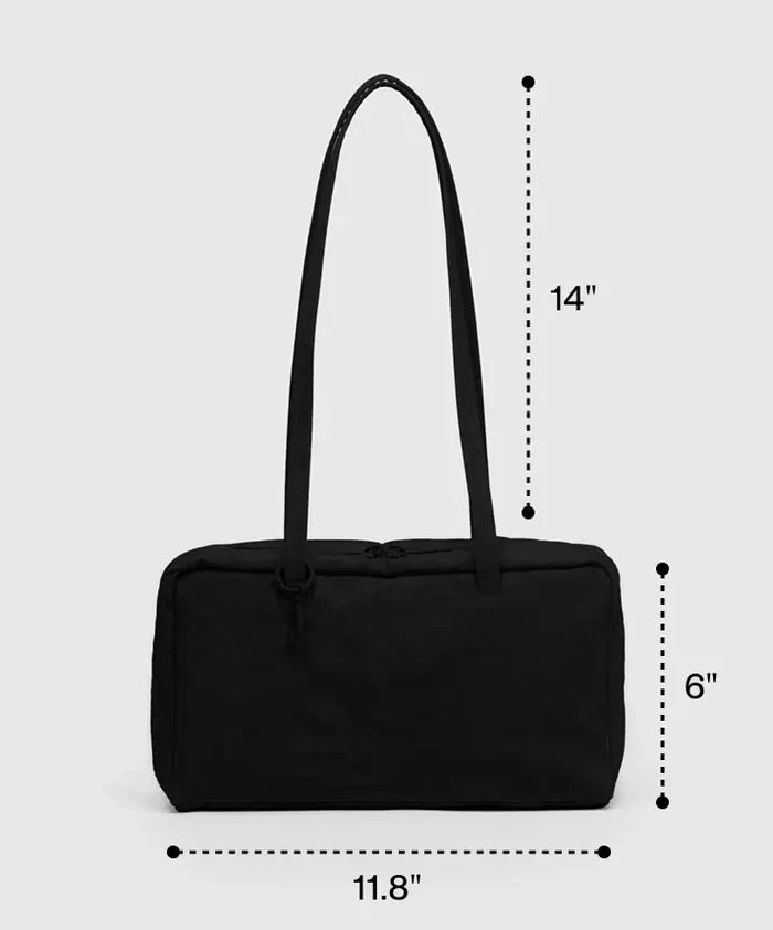 Leopard Nylon Bowler Bag | BAGGU | Nylon Bowler Bag