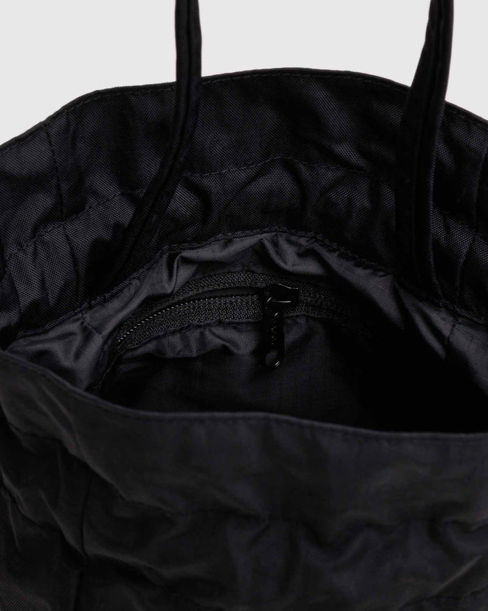 Black Nylon Drawstring Bag | BAGGU | Nylon Drawstring Bag