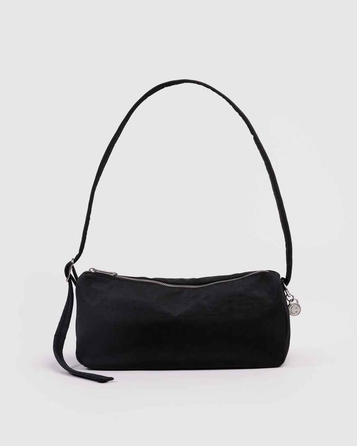 Black Nylon Loaf Bag | BAGGU | Shoulder Bag