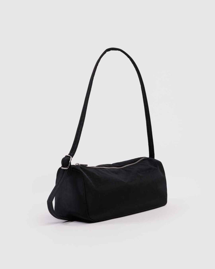 Black Nylon Loaf Bag | BAGGU | Shoulder Bag