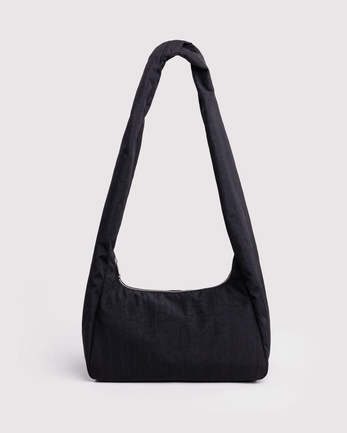 Black Nylon Meringue Bag | BAGGU | Nylon Meringue Bag