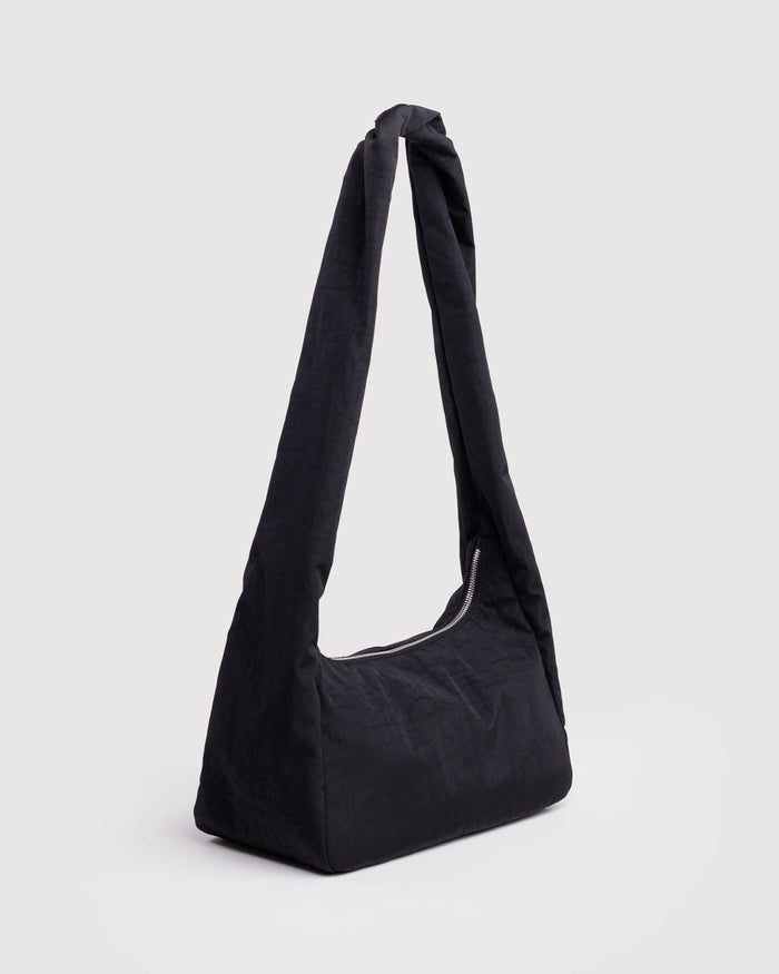 Black Nylon Meringue Bag | BAGGU | Nylon Meringue Bag