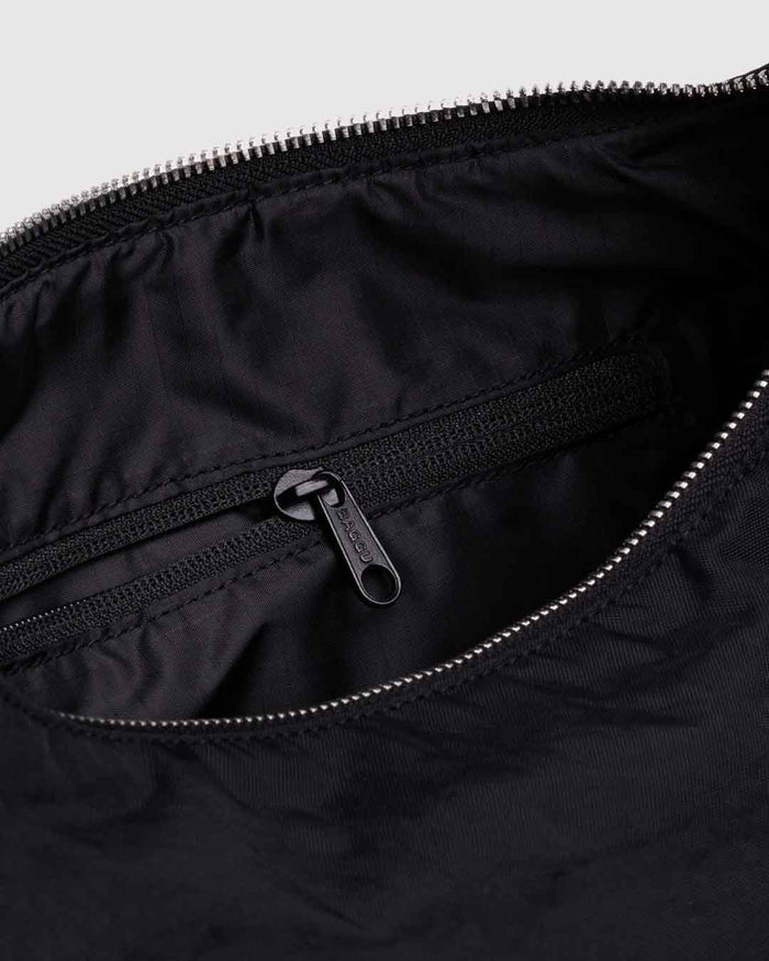 Black Nylon Meringue Bag | BAGGU | Nylon Meringue Bag