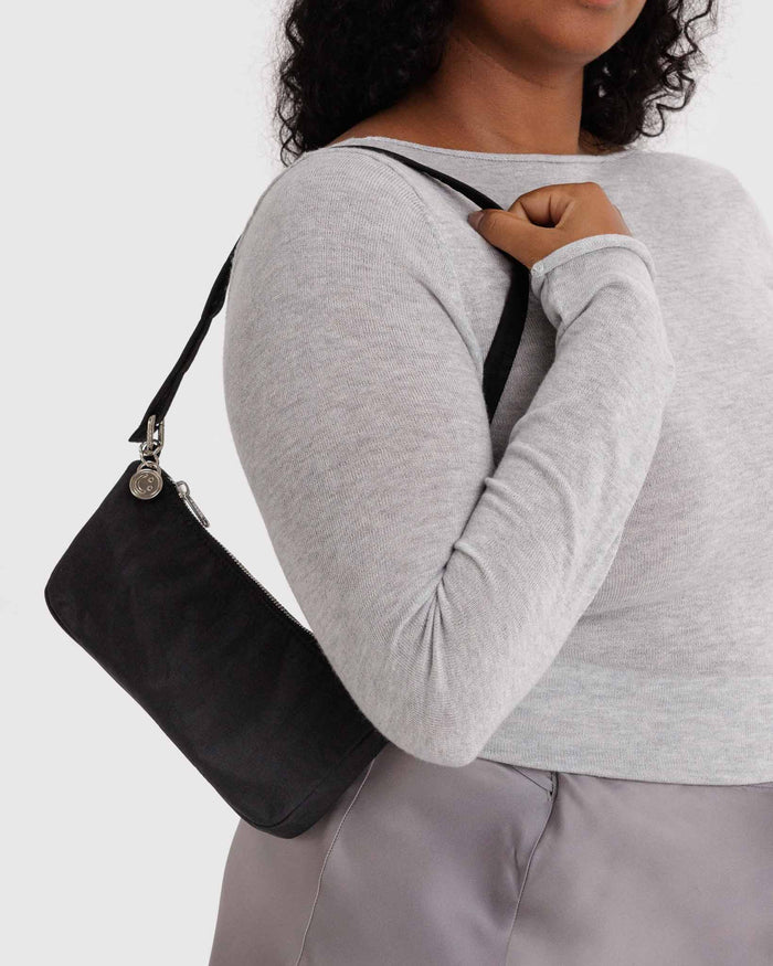 Black Nylon Pochette | BAGGU | Nylon Pochette