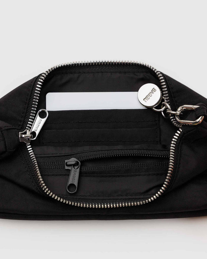 Black Nylon Pochette | BAGGU | Nylon Pochette