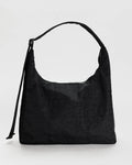 Black Nylon Shoulder Bag | BAGGU | Nylon Shoulder Bag