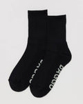 Black Ribbed Sock | BAGGU | Socks