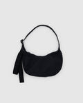 Black Small Nylon Crescent Bag | BAGGU | Small Nylon Crescent Bag