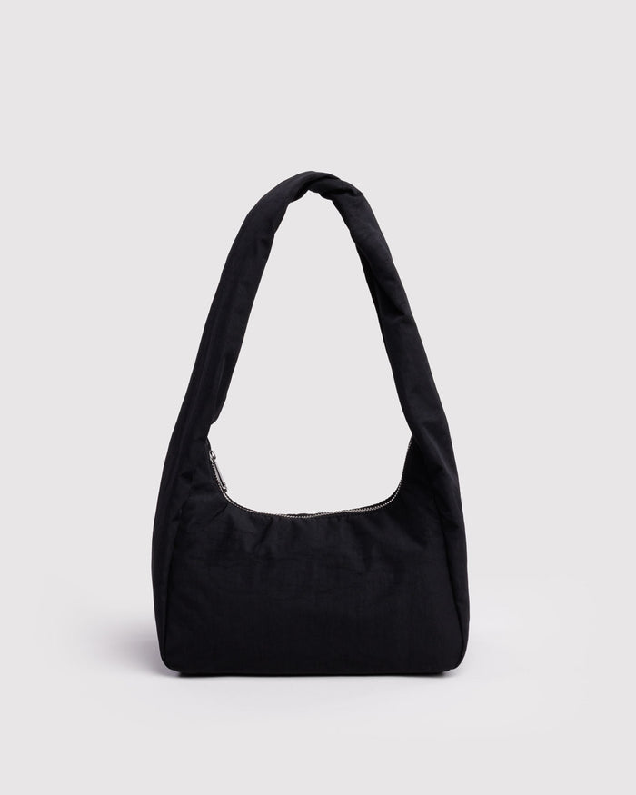 Black Small Nylon Meringue Bag | BAGGU | Small Nylon Meringue Bag
