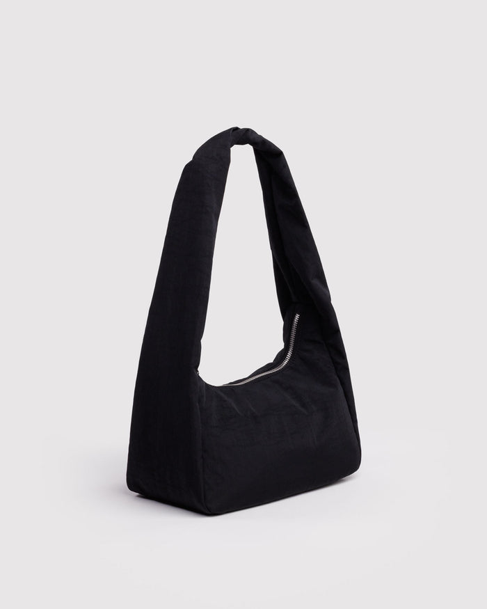 Black Small Nylon Meringue Bag | BAGGU | Small Nylon Meringue Bag