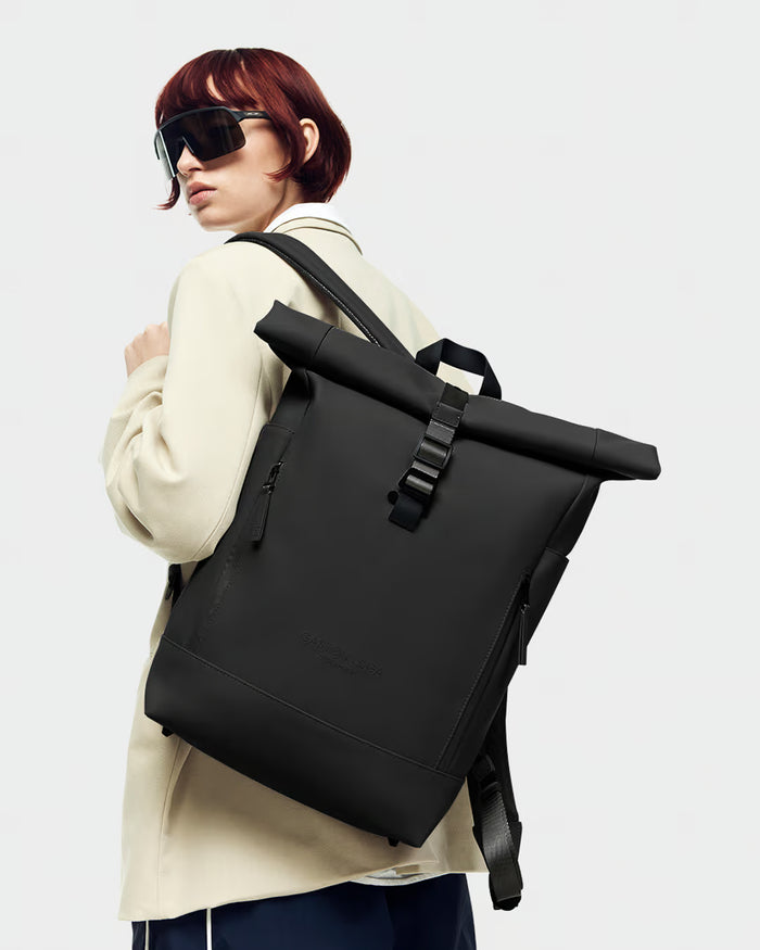 Black Spläsh Rolltop 14" Waterproof Backpack