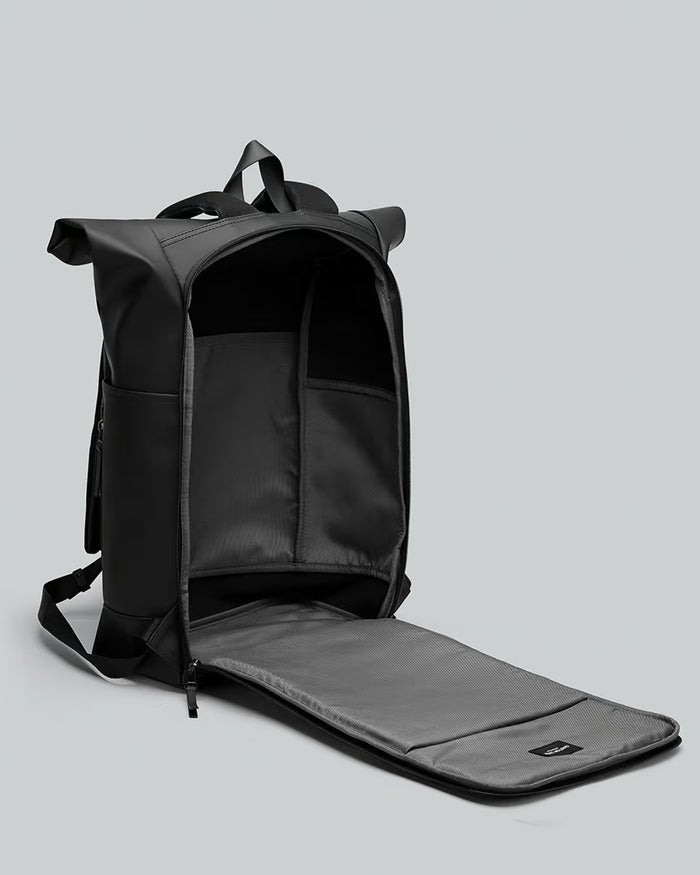Black Spläsh Rolltop 16" Waterproof Backpack