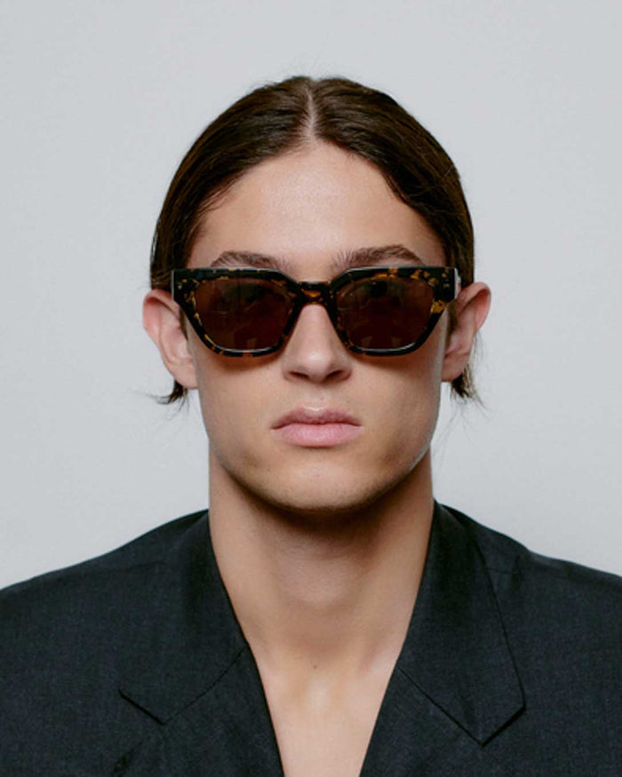 Black / Yellow Tortoise Kaws Sunglasses