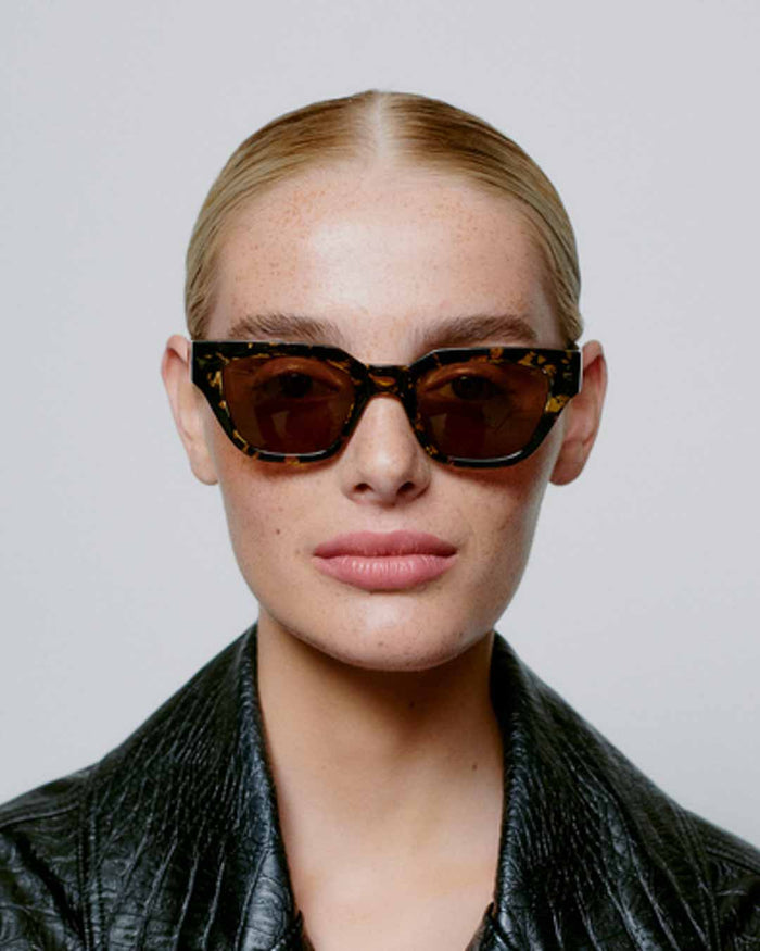 Black / Yellow Tortoise Kaws Sunglasses